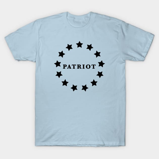 Patriot v. 3 (black font) T-Shirt by Aeriskate